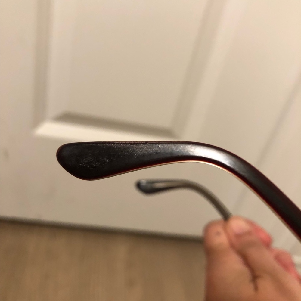 Brown Acetate Oval Eyeglasses Frames only  WMFM5198 53-16-145 - Picture 8 of 8